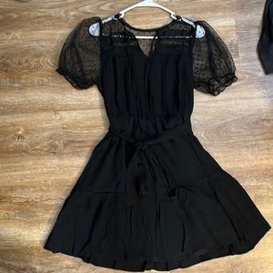 Size large black dress